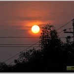 2011石林长湖夏令营日落和露营地夜景照片